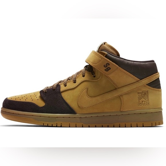 Nike SB Dunk- Lewis Marnell Model in Cappuccino/Bronze-Wheat.